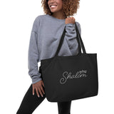 Shalom Large organic tote bag